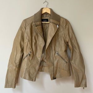 Faux Leather Jacket